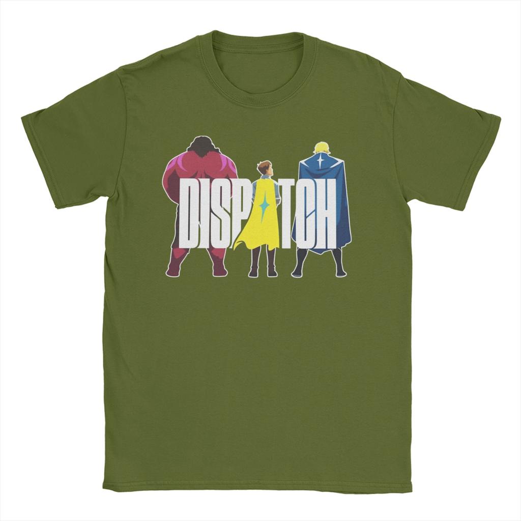 Dispatch Game  Men's T Shirt  Humorous Tee Shirt Short Sleeve Crew Neck T-Shirt Cotton Summer Clothing