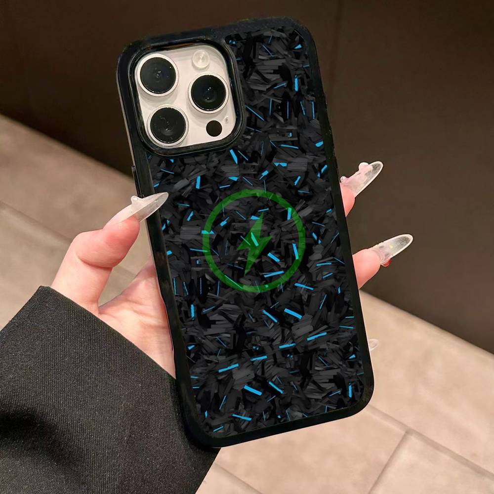 Závodní materiál APEX CARBON FRAGMENT Magnetický kryt Pro IPhone 17 16 14 13 12 11 15 Pro Max Plus Bezdrátové nabíjení Kryt na telefon