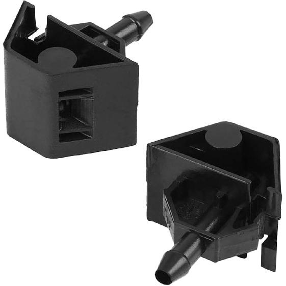 28932-JD000 2 Pcs Windshield Washer Wiper Sprayer Nozzle Compatible with N-issan Qashqai J10 2007-2013