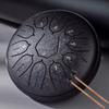 Hluru Steel Tongue Drum 6 Inch 11 Notes Drums D5 Glucophone Ethereal Drum For Beginner Handpan Musical Instruments