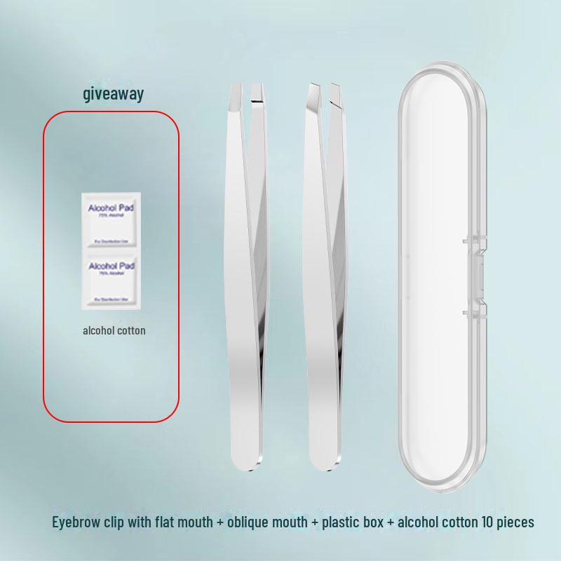 Stainless Steel Small Tweezers: Eyebrow and Beard Plucking Tool