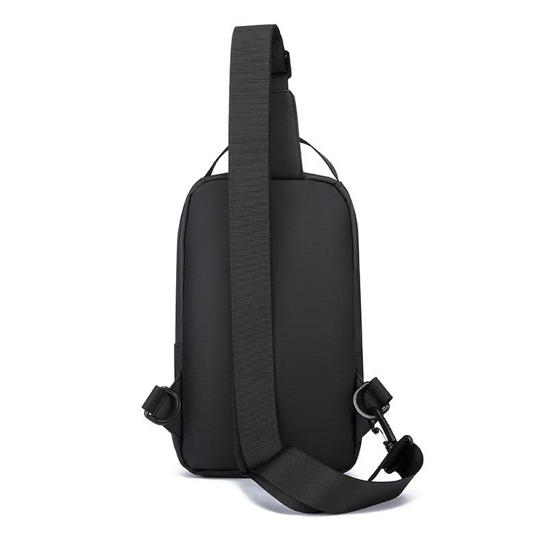 Men's Outdoor Crossbody Sports Phone and Chest Bag with Large Capacity for Casual Cycling and Commuting