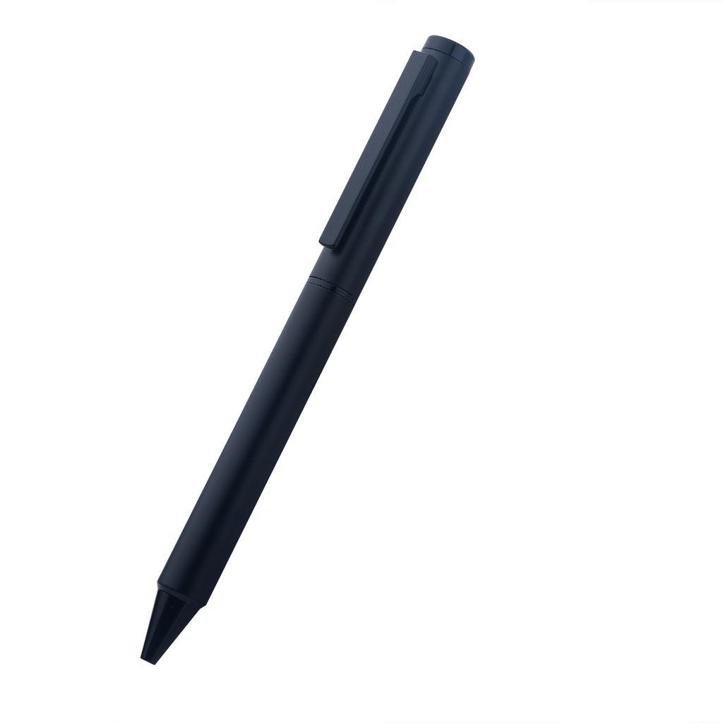 High Quality Black Simple Elegant Metal Ballpoint Pen for Conference Logo Embossed