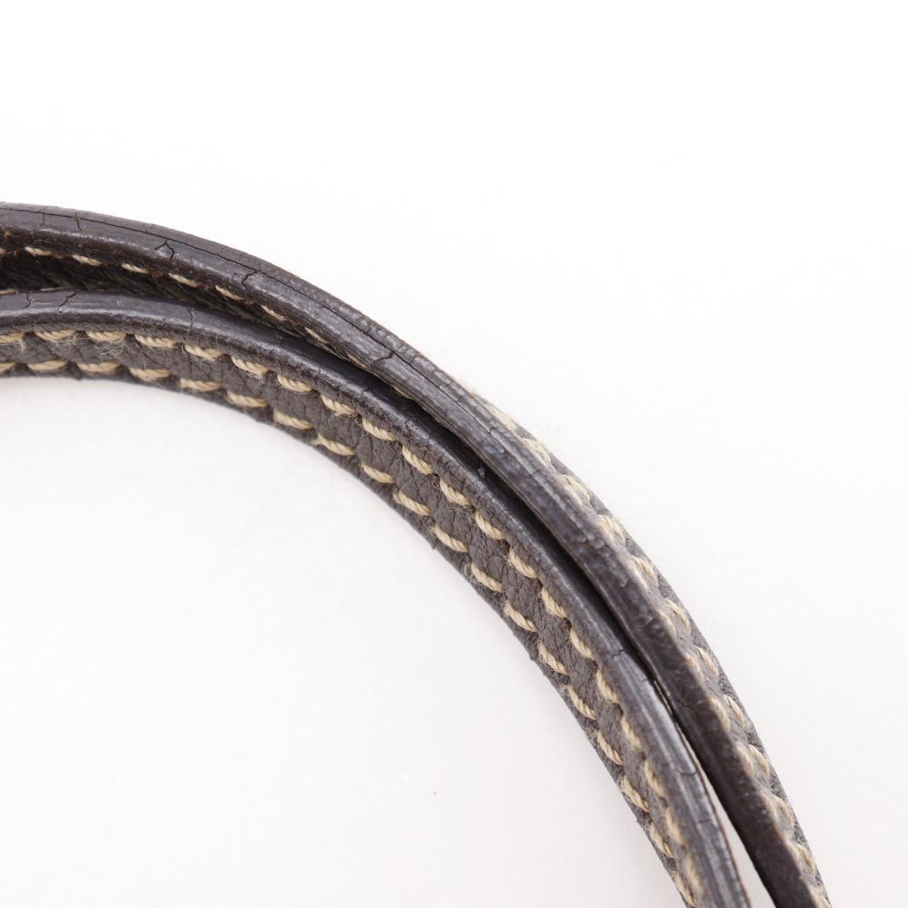 GUCCI Heart Crest Handbag 212994 beige GG canvas Women Used