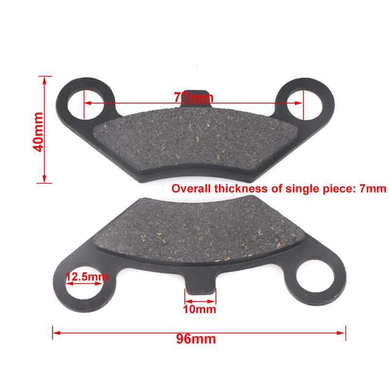 2 pair/4 pcs Front Brake Pads For CF Moto CF 500 500CC 600 600CC X5 X6 X8 U5 ATV UTV Replacement Parts