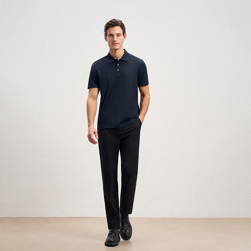 EMZ Men's Ice Silk Stretch Polo Shirt