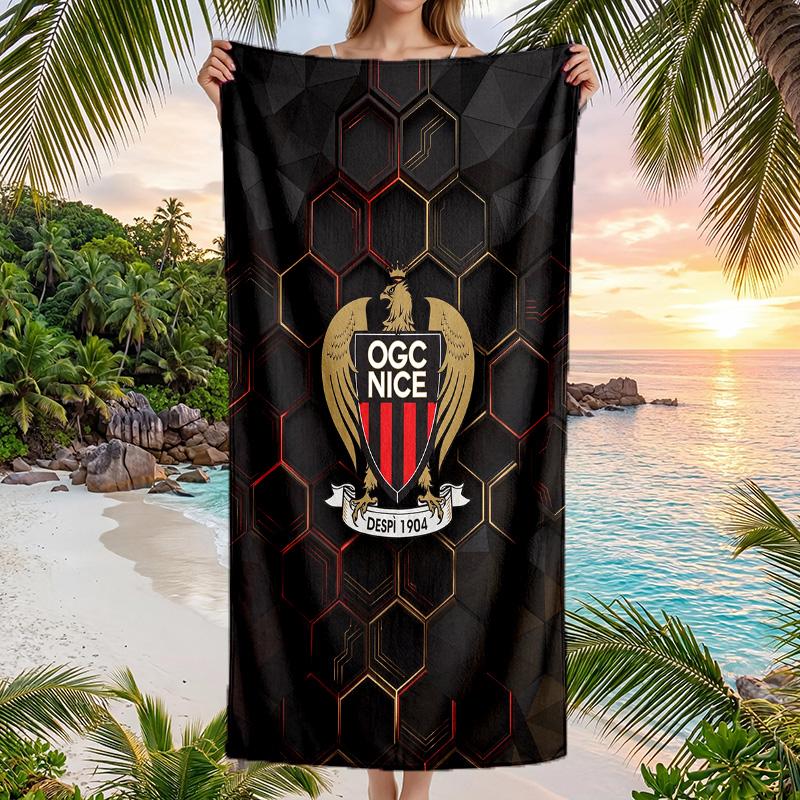 OGC Nice FC print Quick Dry Beach Towel Microfiber Absorbent Portable Travel Swimming Towel