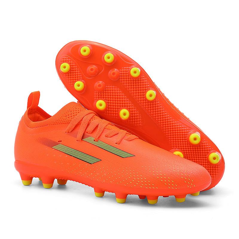 2025 new World Cup football shoes men's low-top spikes students grass training children's game sports shoes