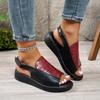 Fashion 2025 Summer New Rome Sandals Outdoor Casual Platform Comfortable Women's Shoes Wedges Open Toe Mixed Colors Hot Sale Sandals