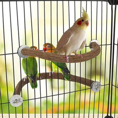 Tüylü Dostlar İçin Avian Delight Ahşap Levrek Seti