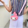 Cute Cartoon Silicone Kids Shoulder Bag Plush Toy Coin Purse Messenger Gift For Children