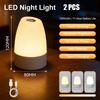 Touch Night Light Bedroom Table Lamp 3 Modes Dimming Rechargeable Night Lamp Ambient Light Soft Light Bedside Lamp For Kids Gift