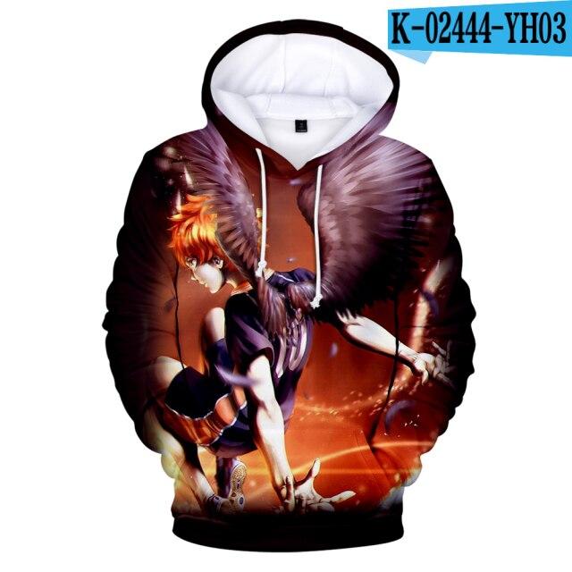 Anime Haikyuu 3d Hoodies Sweatshirts Kids /Boys /Girls Cosplay