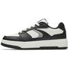 982 Coverage Slip Resistant And Abrasion Resistant Low Top Skateboard Shoes Men's Black White 112518060-3