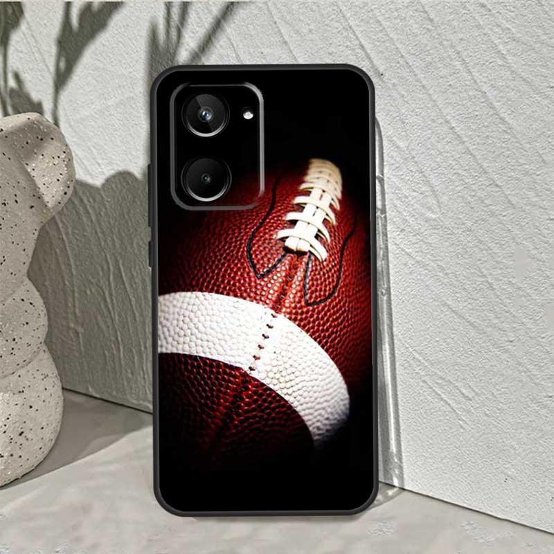 

American Football Sport For Realme C55 C53 C67 C75 C71 C61 C33 C63 C51 C65 10 11 12 13 14 Pro Plus GT7 15 Pro Case Realme C33