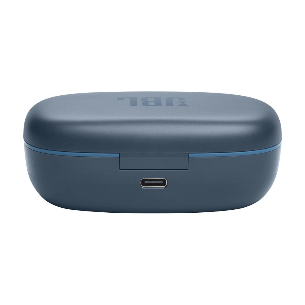 JBL ENDURANCE PEAK3 Bluetooth Sportlich Komplett /Ohrbügeltyp/USB Typ C/IP68 Wasserdicht und Staubdicht/Blau JBLENDURPEAK3BLU