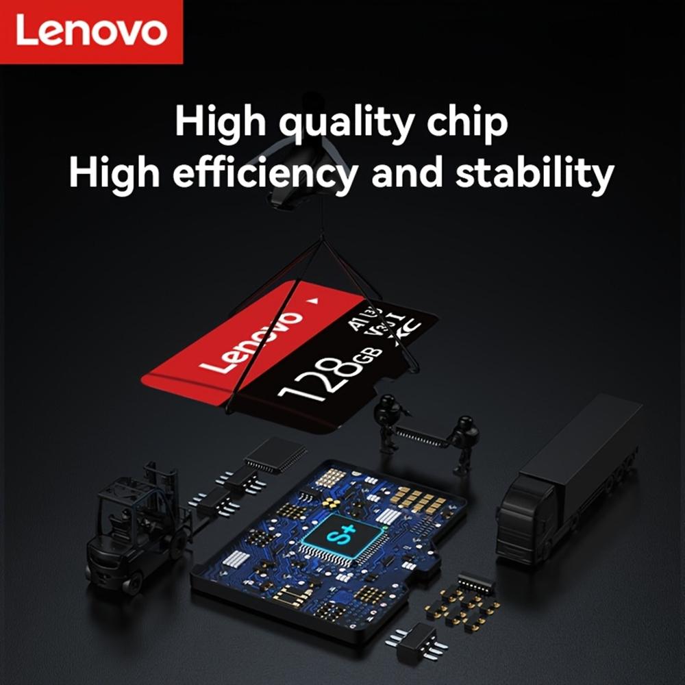 Lenovo Micro SD Card 100MB/s High Speed TF Card 32GB 64GB 128GB 256GB MicroSDXC Class 10 A1 V30 Memory Card for Nintendo Switch/Phone/Camera/Dash Cam