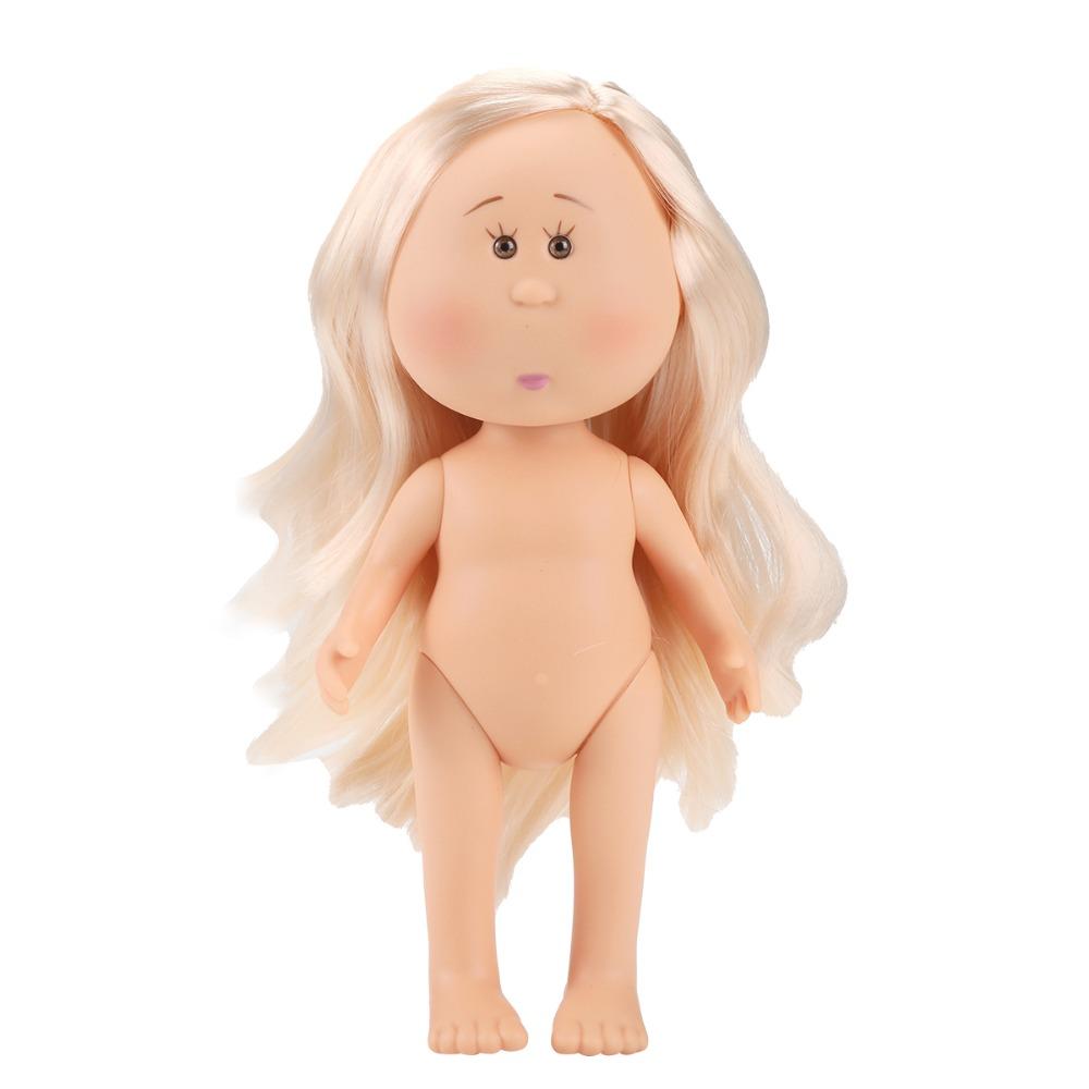 Lockige Haare Mia Kartoffelpuppen Dunkle Haut Actionfigur Körper 24cm Bohnenauge Vinylpuppe DIY Spielzeug