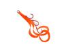 Start Replacement Unit Triple Hook Short Curly S #26 Fluorescent