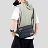 Borsa a tracolla leggera da uomo multistrato in nylon, alla moda, casual, per viaggi d'affari, resistente, con tracolla rimovibile