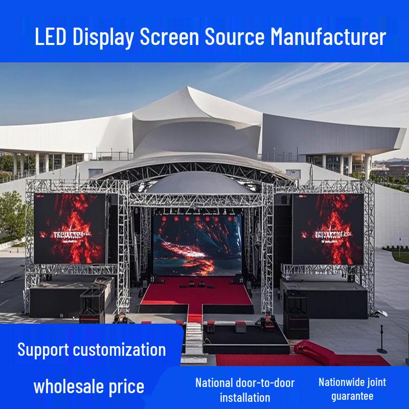 Outdoor Die-cast Aluminum LED Rental Screen P2.604/P2.976/P3.91/P4.81 for Stage Background