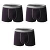 3 PCS Men's Boxer Shorts Cotton Underwear Solid Color Large Size Panties L XL 2XL 3XL 4XL 5XL 6XL