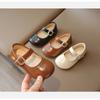 Fashion Soft Sole Princess Leather Flats For Baby Toddler Little Girls