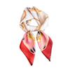 Leopard Print Chain Simulation Silk Printing Silk Scarf Square Scarf High-end Shawl Sunscreen Neck Professional Scarf Headscarf Scarf
