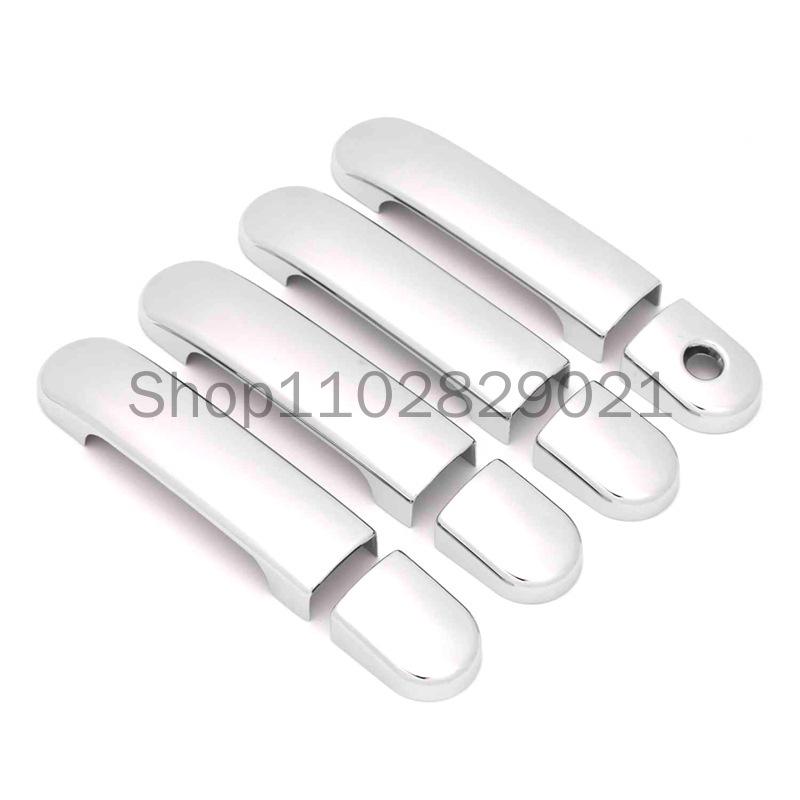 Car Door Handle Covers Trim Overlay Styling Sticker Auto Exterior Accessories For Nissan March Micra K12 Tiida C11 2003-2010