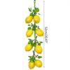 1PC Fake Fruits Simulation Fruit Lemon String Foam Hanging Decoration  DIY Decoration