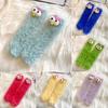 Funny Fuzzy Silly Socks for Women Fluffy Slipper Socks 3D Novelty Face Plush Socks Winter Warm Cute Floor Socks