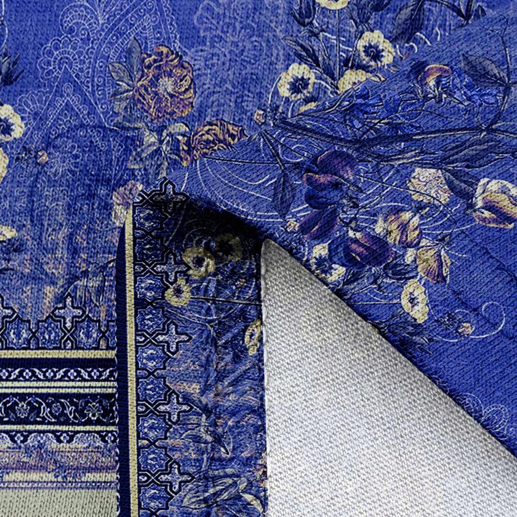 Damen Sommerkleid, lässig, modisch, bedruckt, kurzärmelig, Rundhalsausschnitt, Taschenkleid