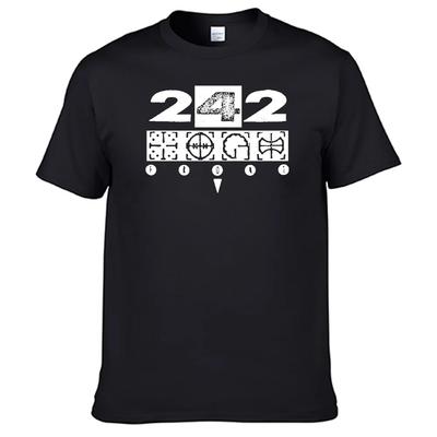 Front 242 T Shirt Unisex 100% Cotton Unisex Women Shirt Top Sales N01