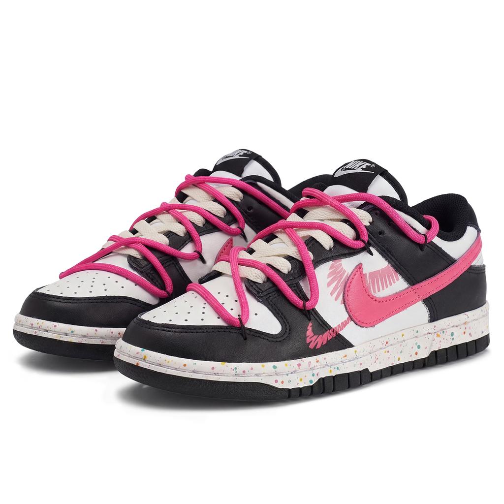 Nike Dunk Low Active Trei Cârlige Amortizare Înălțime Mărire Rezistent la Abraziune Partea Joasă Pantofi Skateboard Femei DD1503-101(Echipa2070-)