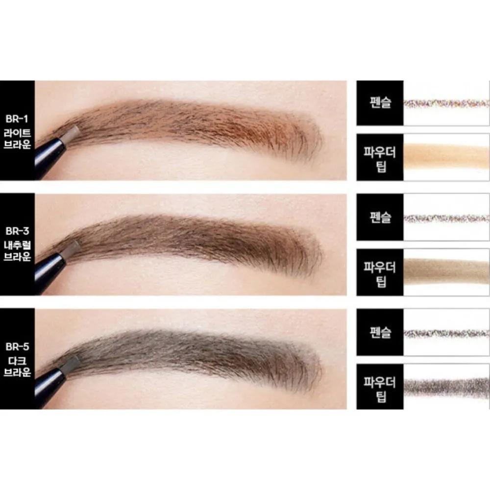 Kate Lasting Brow W Slim BR-3 Natural Brown x2