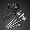 LIU 24-Piece Multi-color Stainless Steel Cutlery Set