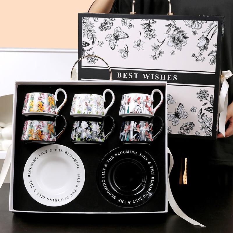 AQ Kleine Frische Keramik Kaffeetasse Geschenkset