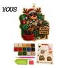 Creative Gifts for Craft Lovers Christmas Hanging Faux Pearl Art Kit Adult, DIY Bead Decorative Beads Crafts Painting Ornament, Handmade Holiday