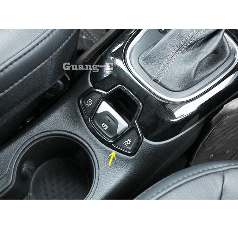 For Jeep Compass 2017 2018     Stick Cover Armrest Handrail Trim Frame Lamp Electronic Handbrake Parking Brake