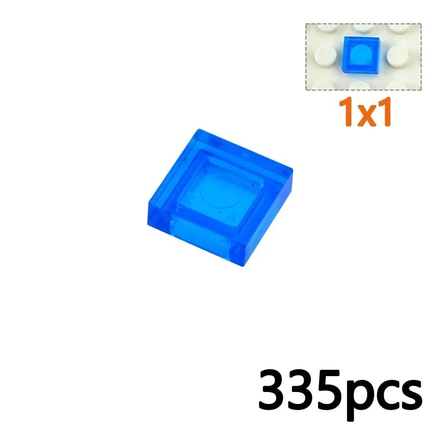MOC Transparent Bulk Bricks 1x1 2x4 1x4 Clear Building Block Wall Panels and Baseplates