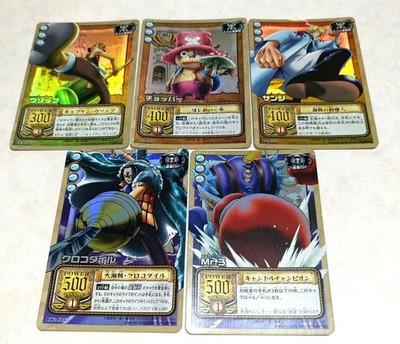 One Piece Carddass Hyper Battle discontinued from 2002 Holo Rare Cards used