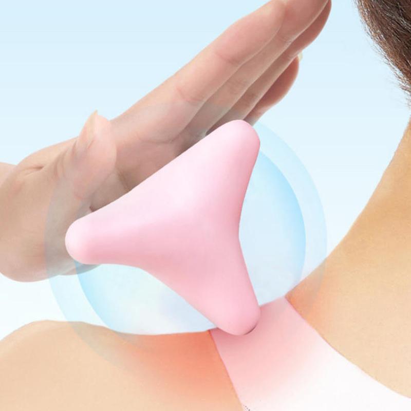 Silicon Massage Cone Triangular Relax Apparatus Ball Psoas Muscle Release Thoracic Spine Back Neck Scapula Foot Yoga Apparatus