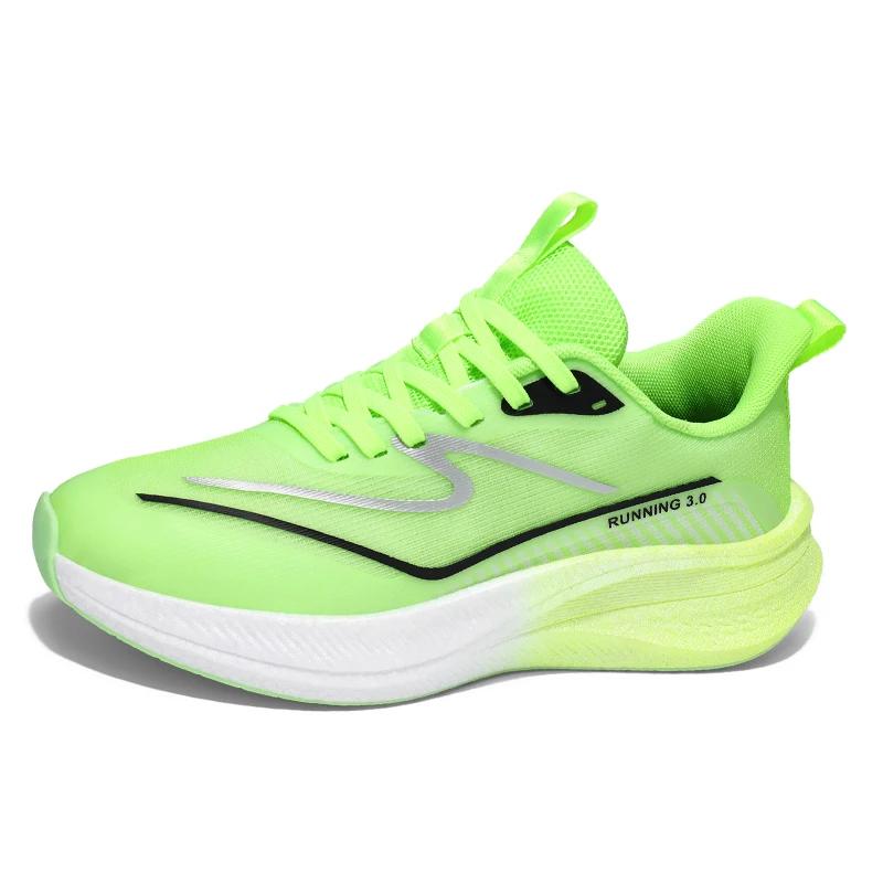 Laufschuhe Damen Dicksohlige Atmungsaktive Rutschfeste Freizeitschuhe Herren Leichte Bequeme Weiche Schnürschuhe Sportschuhe Herren