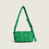 Cotton cassette bag for ladies - puffer woven padded crossbody