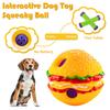 Interactive Dog Toy Shaped Ball for Aggressive Chewers - Teeth Cleaning Ball for Small Breed Dogs, Orange, for Indoor and Outdoor Play