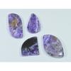 105Cts. Natural Purple Charoite Fancy Cabochon Loose Gemstone 04 Pcs Lot C-2362