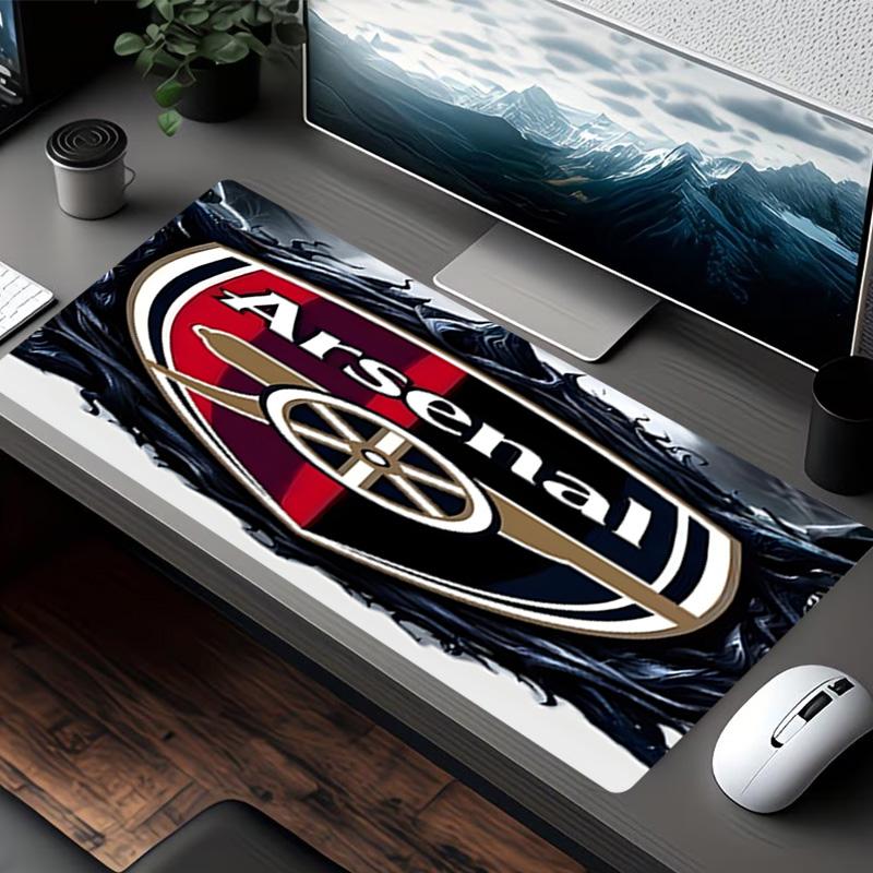 Podkładka pod mysz z nadrukiem Arsenal F.C., do klawiatury, laptopa, PC, do biura, domu, dekoracja biurka, idealny prezent urodzinowy dla graczy