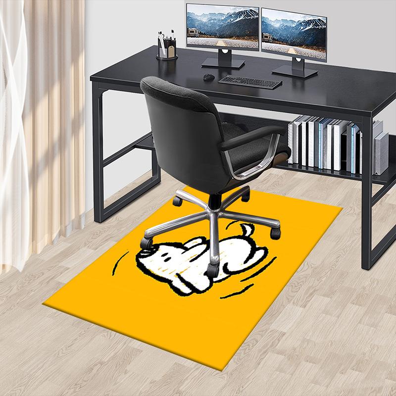 1PC Dog Nose Non-Slip Floor Carpet Compatible for Office&Living Room&Bedroom&Dining Room - Flat- Soft & Pattern, Vibrant Colors-W285