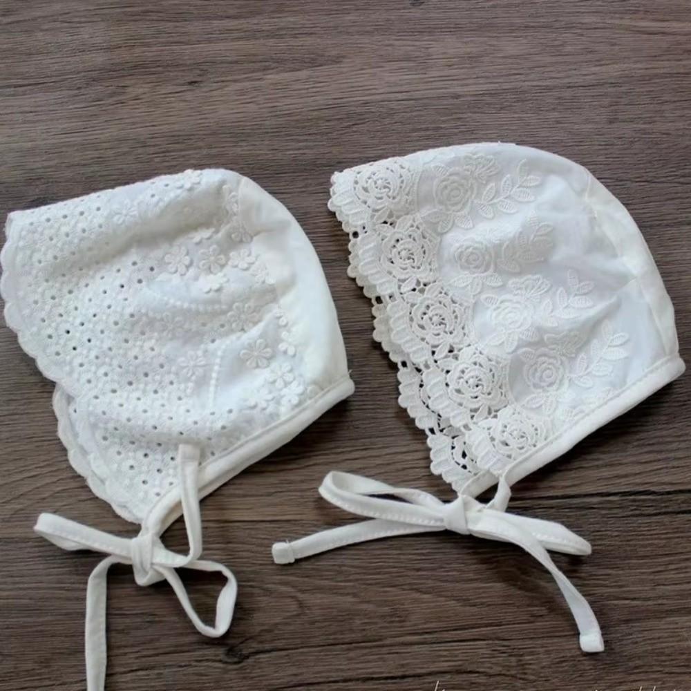 Adjustable Baby Lace Hats Cotton Newborn Cap Fashion Toddler Sun Hat Outdoor