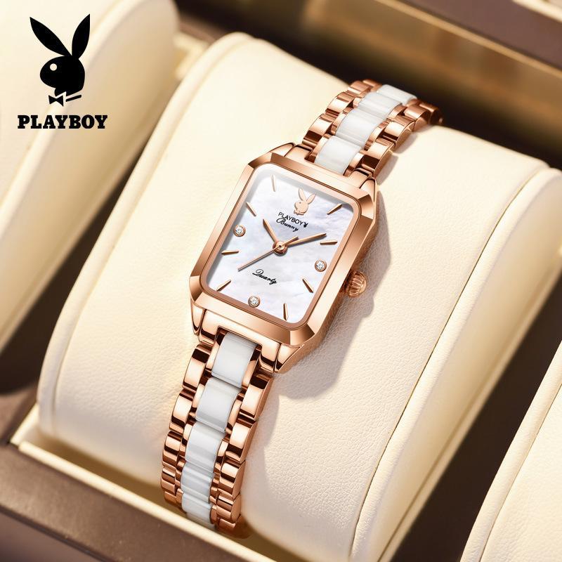 European and American Playboy wholesale watches quartz watches live broadcast explosion small square watches women s watches women s watches
